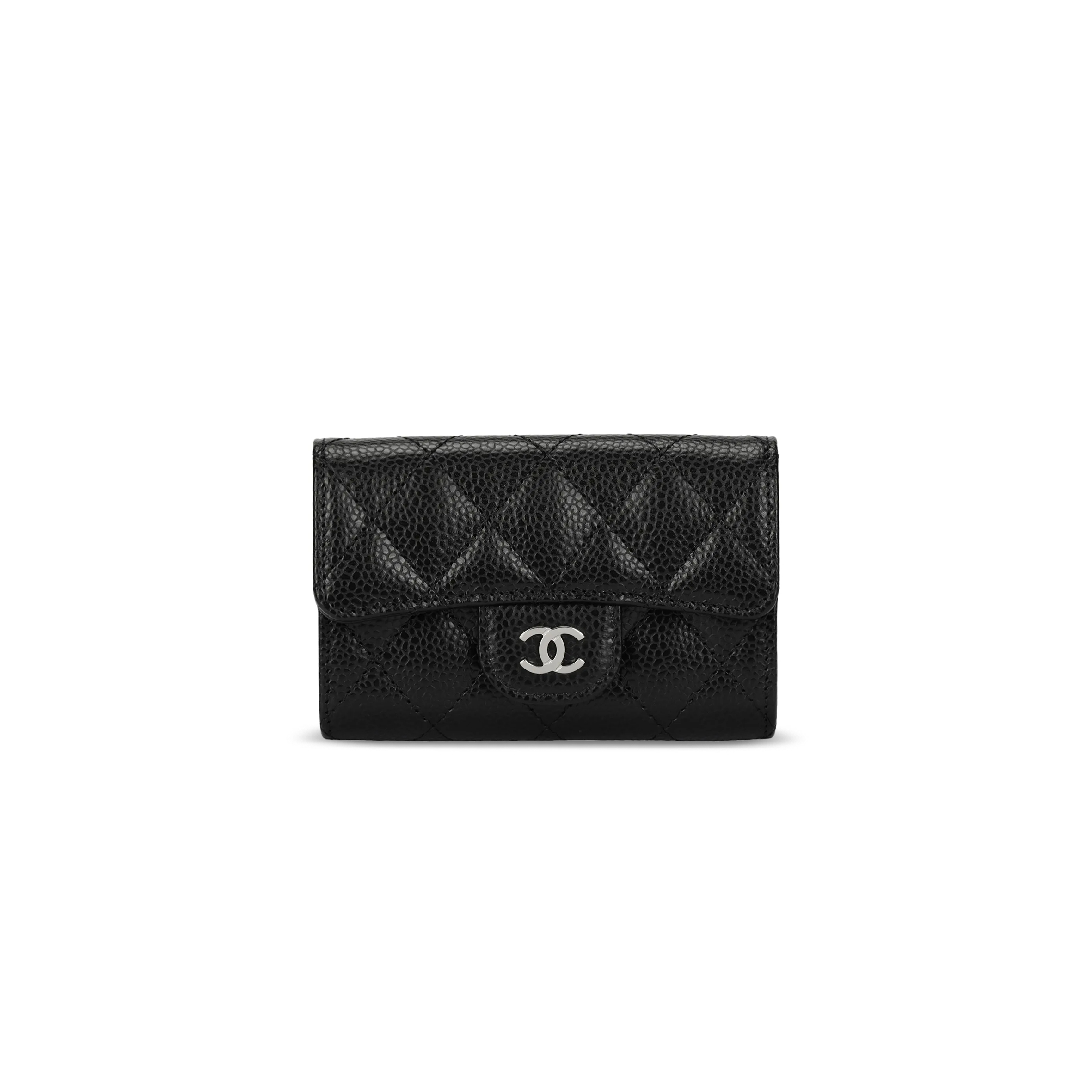 CHANEL GRAINED CALFSKIN FLAP CARD HOLDER WALLET AP0214 (11.3*7.5*2.5cm) CHANEL GRAINED CALFSKIN FLAP CARD HOLDER WALLET AP0214 (11.3*7.5*2.5cm)